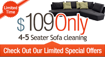 Limited offer on seater sofa cleaning
